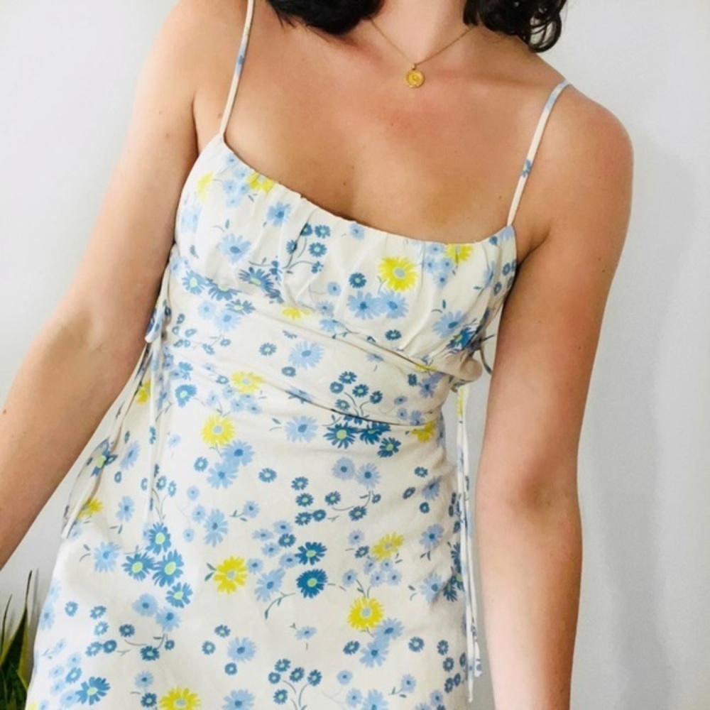 ZARA MINI LINEN‎ DRESS - Picture 4 of 10